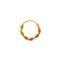 Gold Sterling Silver 22G Hoop Nose Ring,
