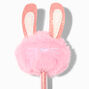 Pink Bunny Ears Pom Pom Pen,