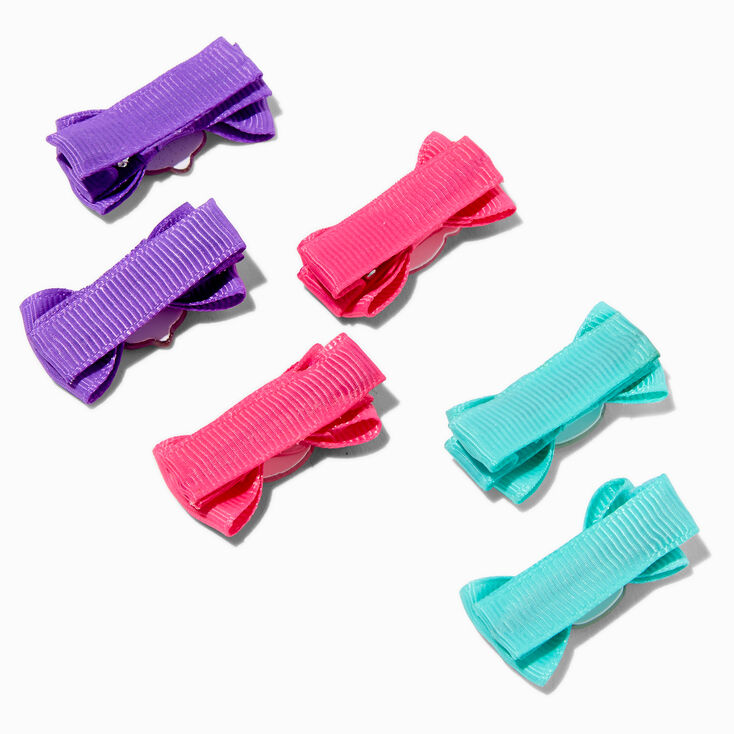 Claire&#39;s Club Puppy Hair Bow Clips - 6 Pack,