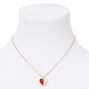Coffret cadeau parure de bijoux duo de c&oelig;urs couleur dor&eacute;e - Lot de 3,