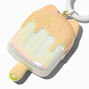 Pearl Cat Ice Pop Wristlet Keychain,