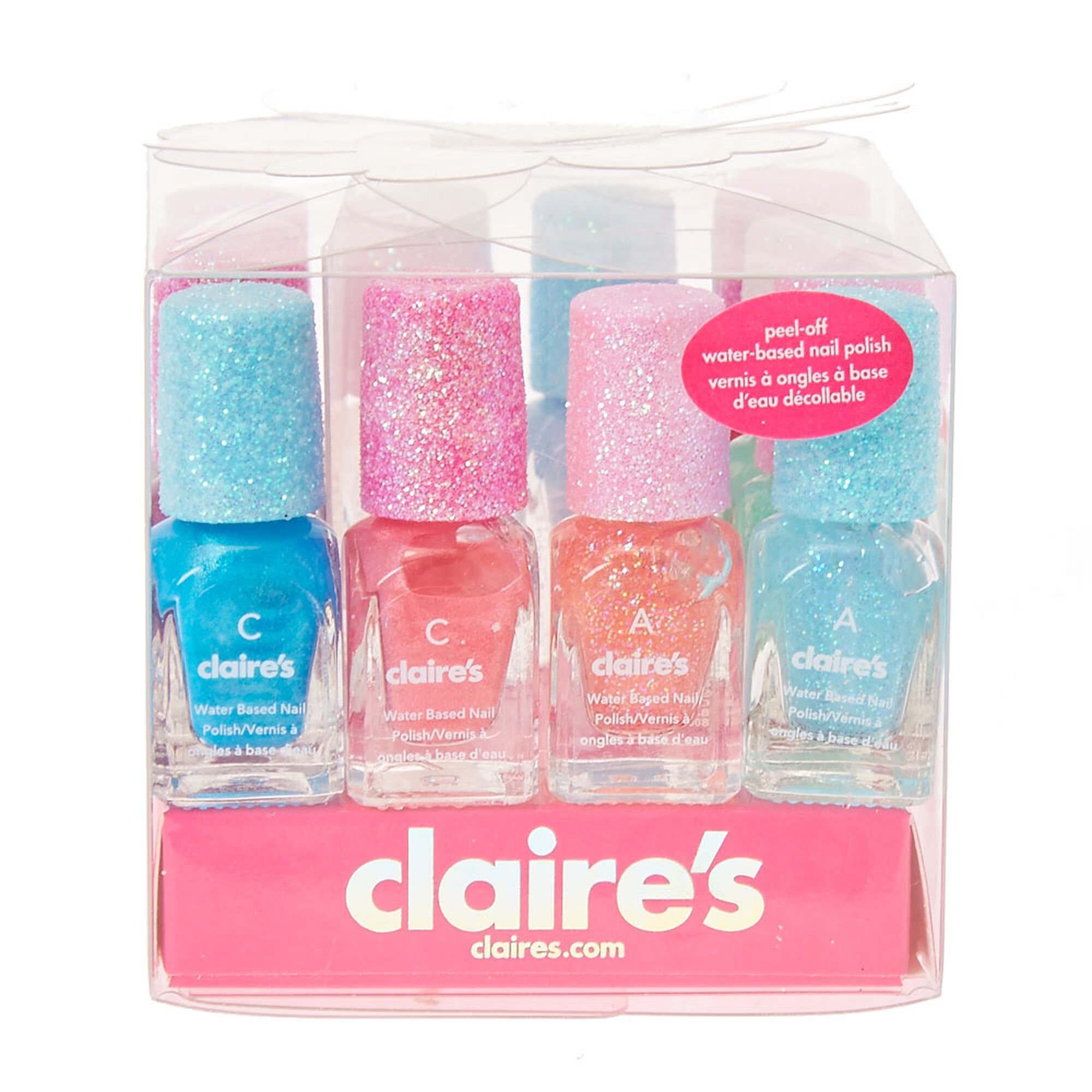 12 Pack Mini Water Based Nail Polish Set Claire S 12 Pack Mini Water Based Nail Polish Set