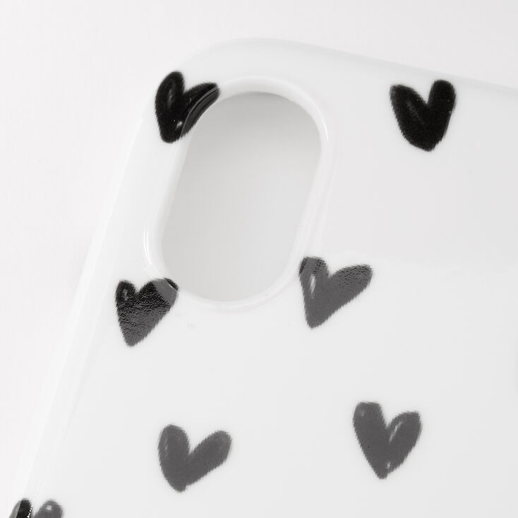 Heart Ring Holder Protective Phone Case - Fits iPhone XR,