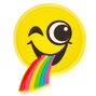 Rainbow Vomit Emoji Strawberry Flavored Lip Gloss,