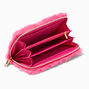 Fuchsia Furry Wristlet Wallet,