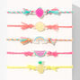 Claire&#39;s Club Rainbow Bolo Stretch Bracelets &#40;5 pack&#41;,