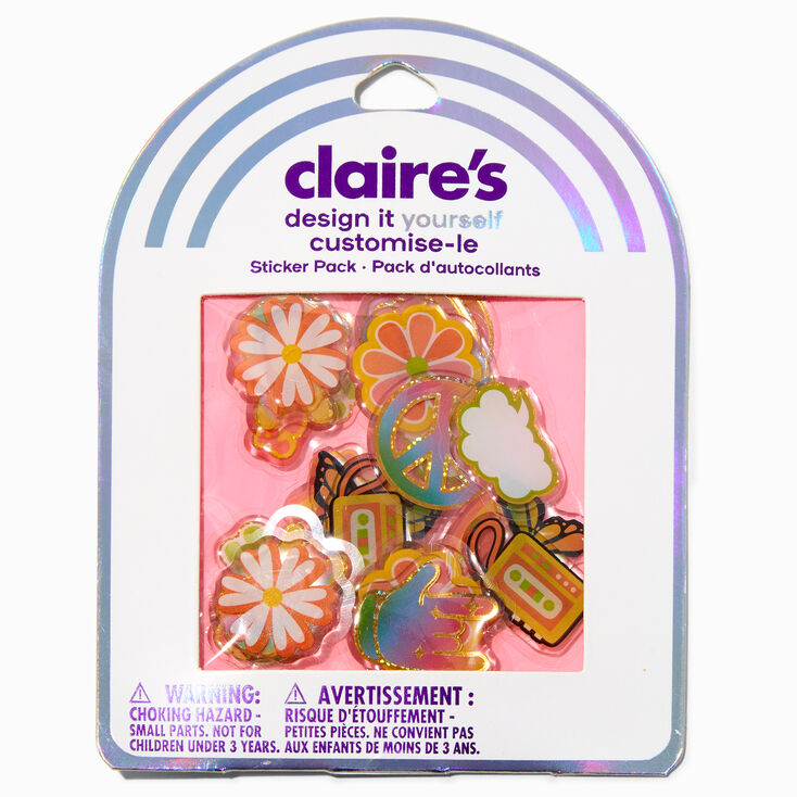 DIY Mini Groovy Stickers,