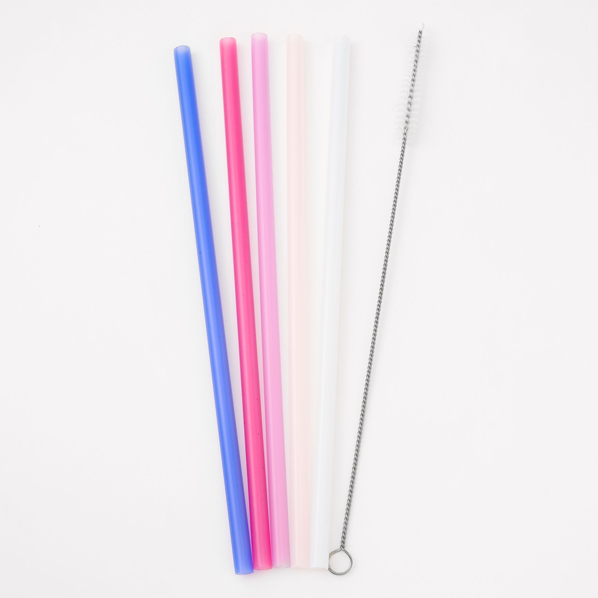 Blue Pink Color Changing Reusable Straws 5 Pack Claire S Us