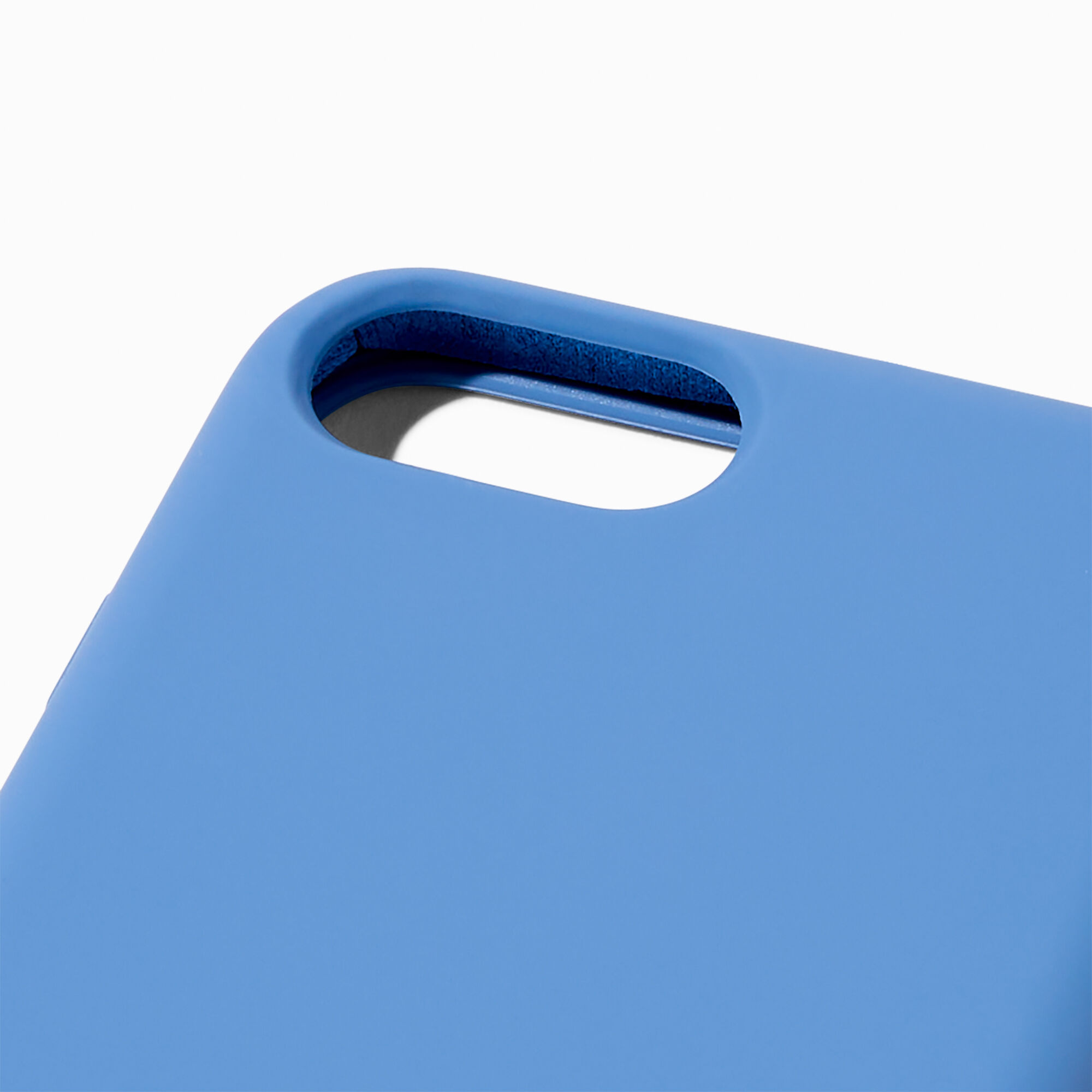 Solid Cornflower Blue Silicone Phone Case - Fits iPhone® 6/7/8/SE,
