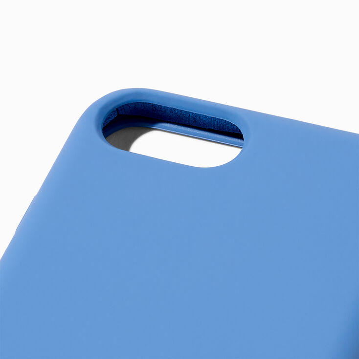 Solid Cornflower Blue Silicone Phone Case - Fits iPhone&reg; 6/7/8/SE,
