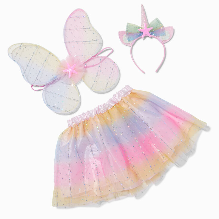 Claire&#39;s Club Pastel Unicorn Dress Up Set - 3 Pack,