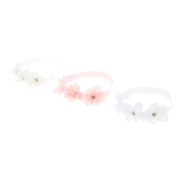 Claire's Lot de 3 bandeaux à fleurs du Claire's Club