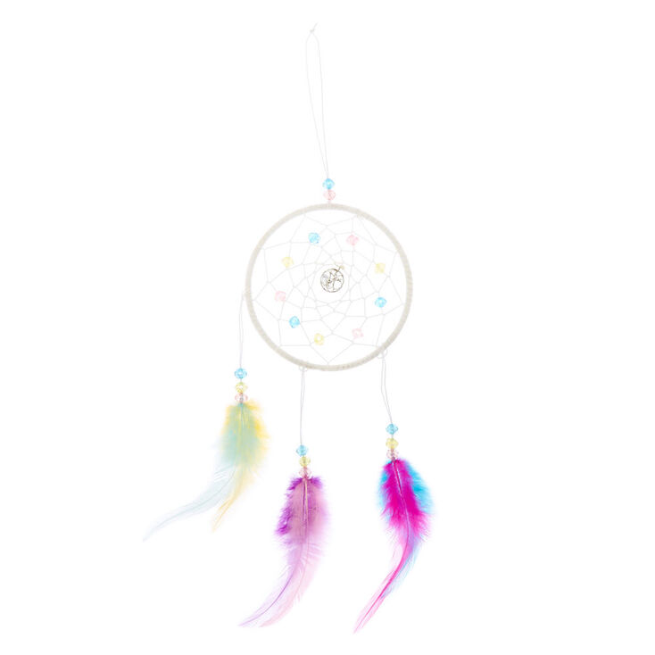 Neon &amp; Pastel Beaded Hanging Wall Art - Purple,