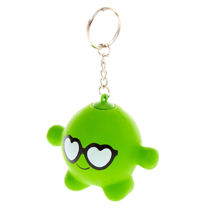 Green Man Stress Ball Keychain,