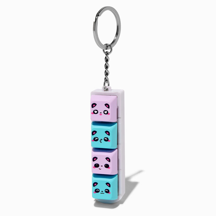 Panda Click Fidget Toy Keychain,