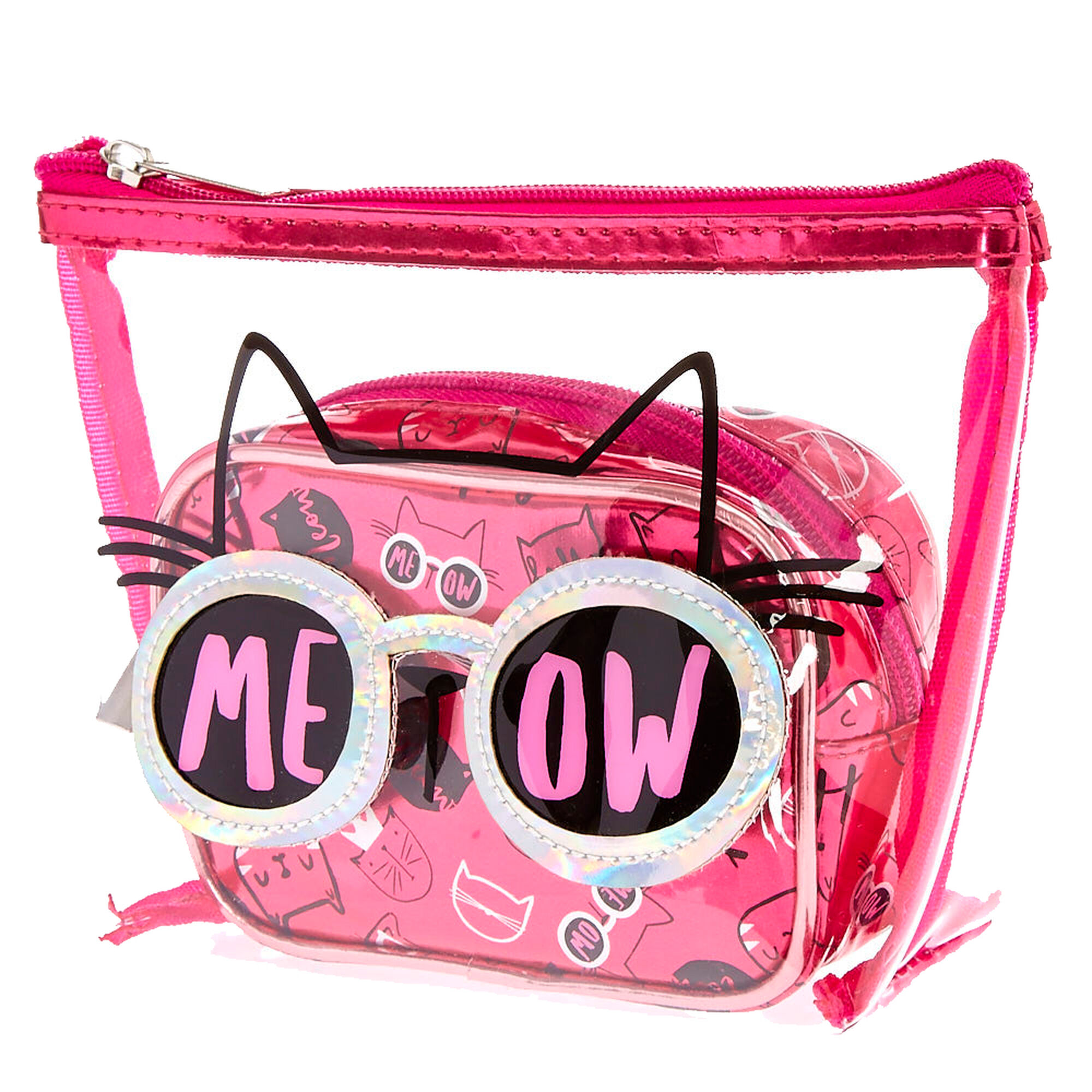 Cat's Meow Make up Bag Duo | Claire's