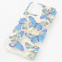 Blue Butterfly Protective Phone Case - Fits iPhone 12 Pro Max,
