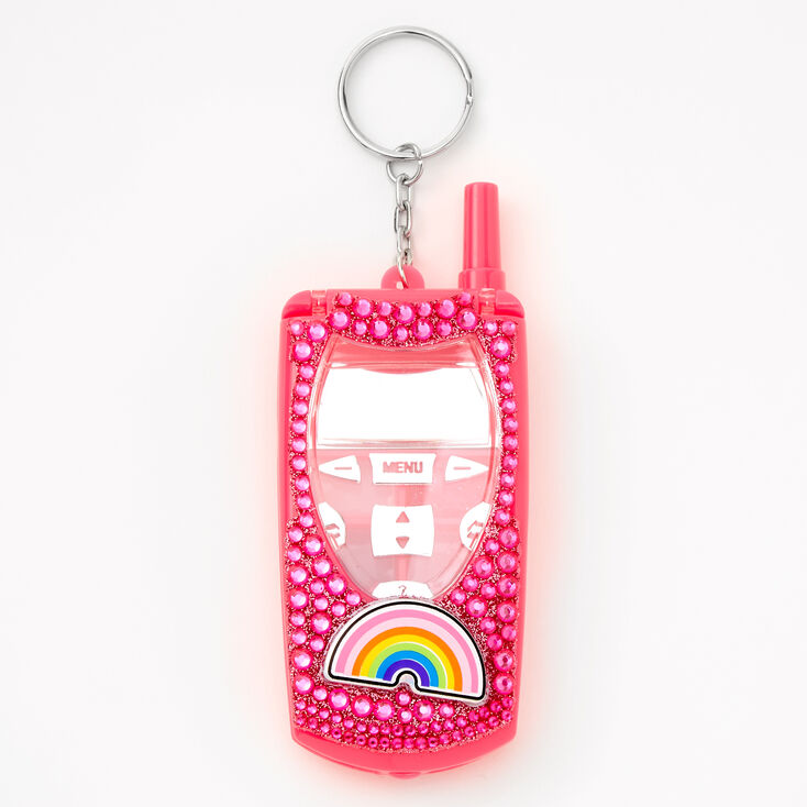 Team Rainbow Flip Phone Bling Lip Gloss Set - Pink,