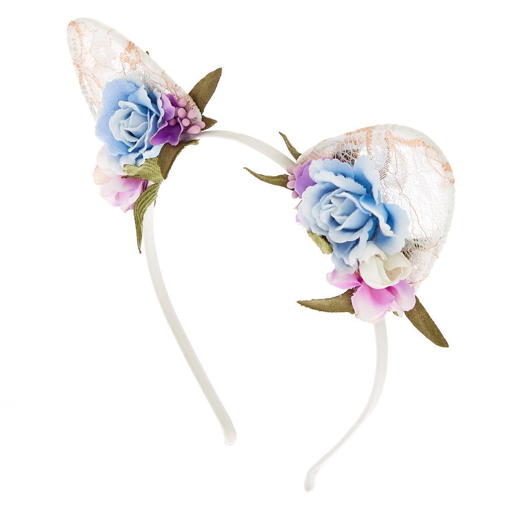 Floral cat ears top