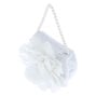 Claire&#39;s Club Pearl Floral Clutch Purse - White,