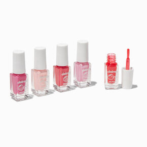 Strawberry Scented Peel-Off Nail Polish Set - 5 Pack,