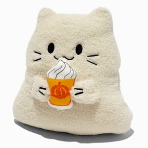 Pumpkin Frappe Ghost Halloween Pillow,