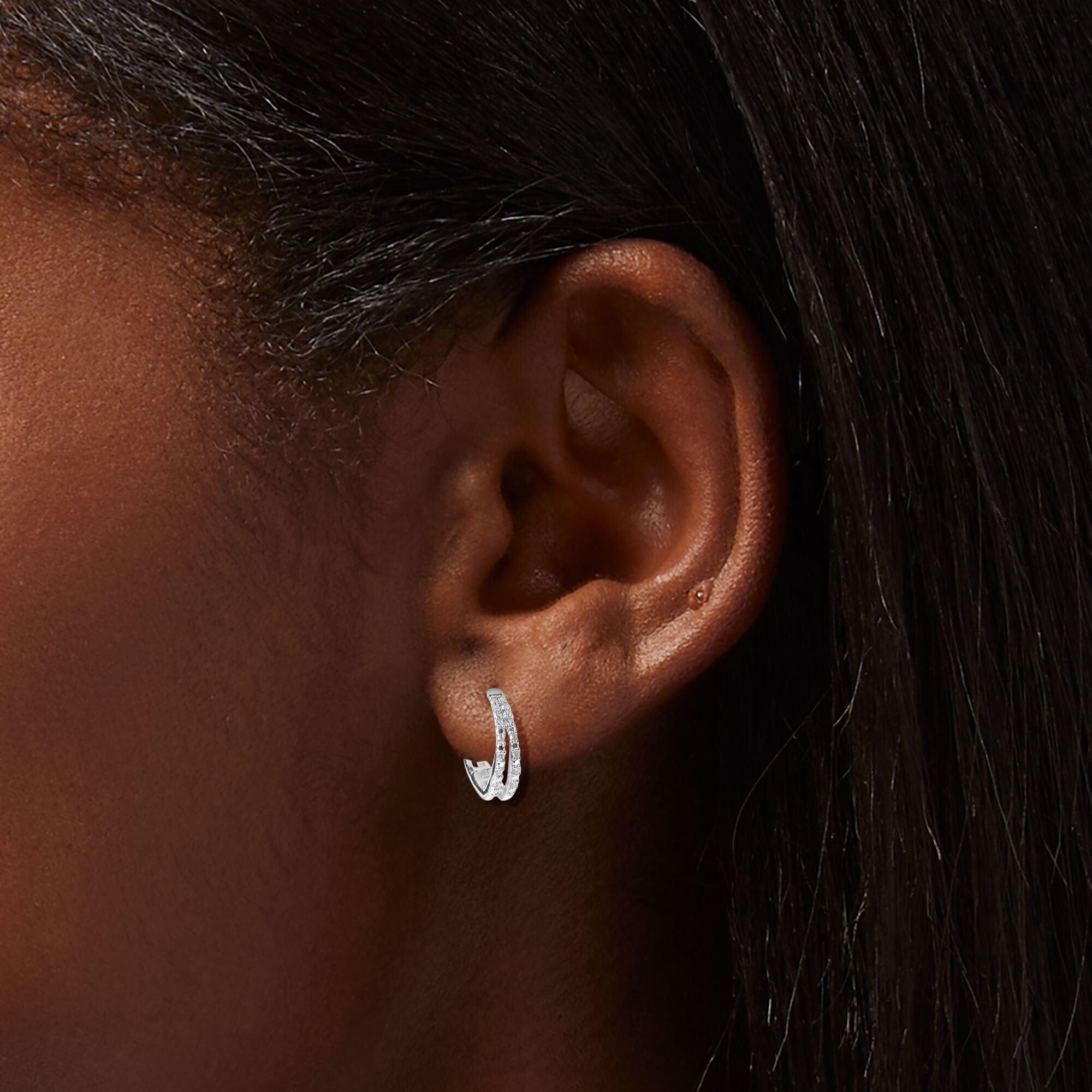 Double piercing new arrivals earrings claire's