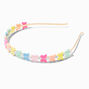 Claire&#39;s Club Pearl Neon Butterfly Headband,