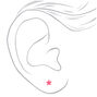 Neon Flower Stud Earrings - 3 Pack,