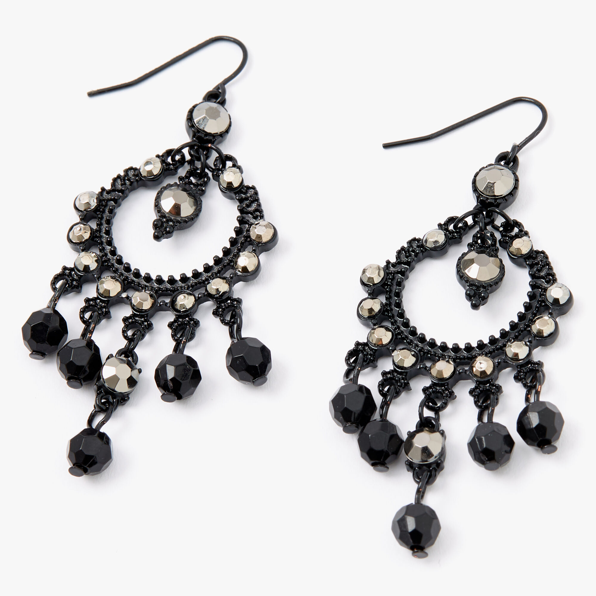 Beaded new arrivals chandelier earrings