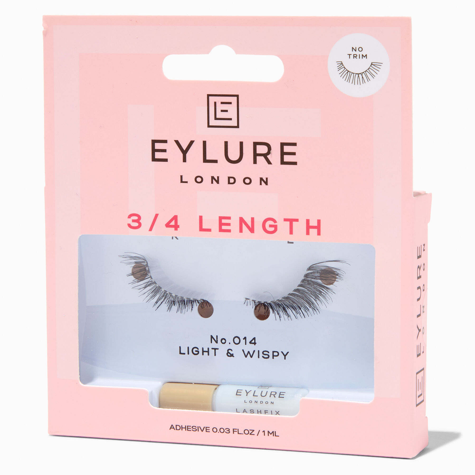 View Claires Eylure 34 Length False Lashes No 015 Light Wispy information
