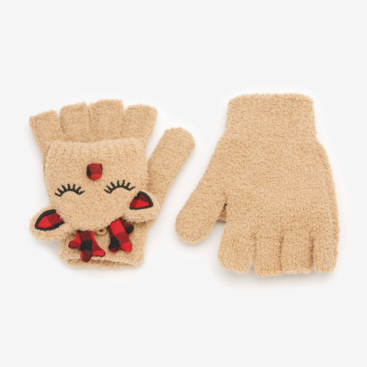 Reindeer Gloves - Brown,