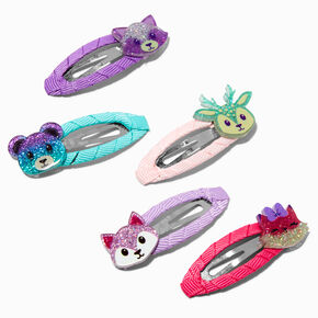 Claire&#39;s Club Blue Ombr&eacute; Chiffon Hair Bow Clip Set - 3 Pack,