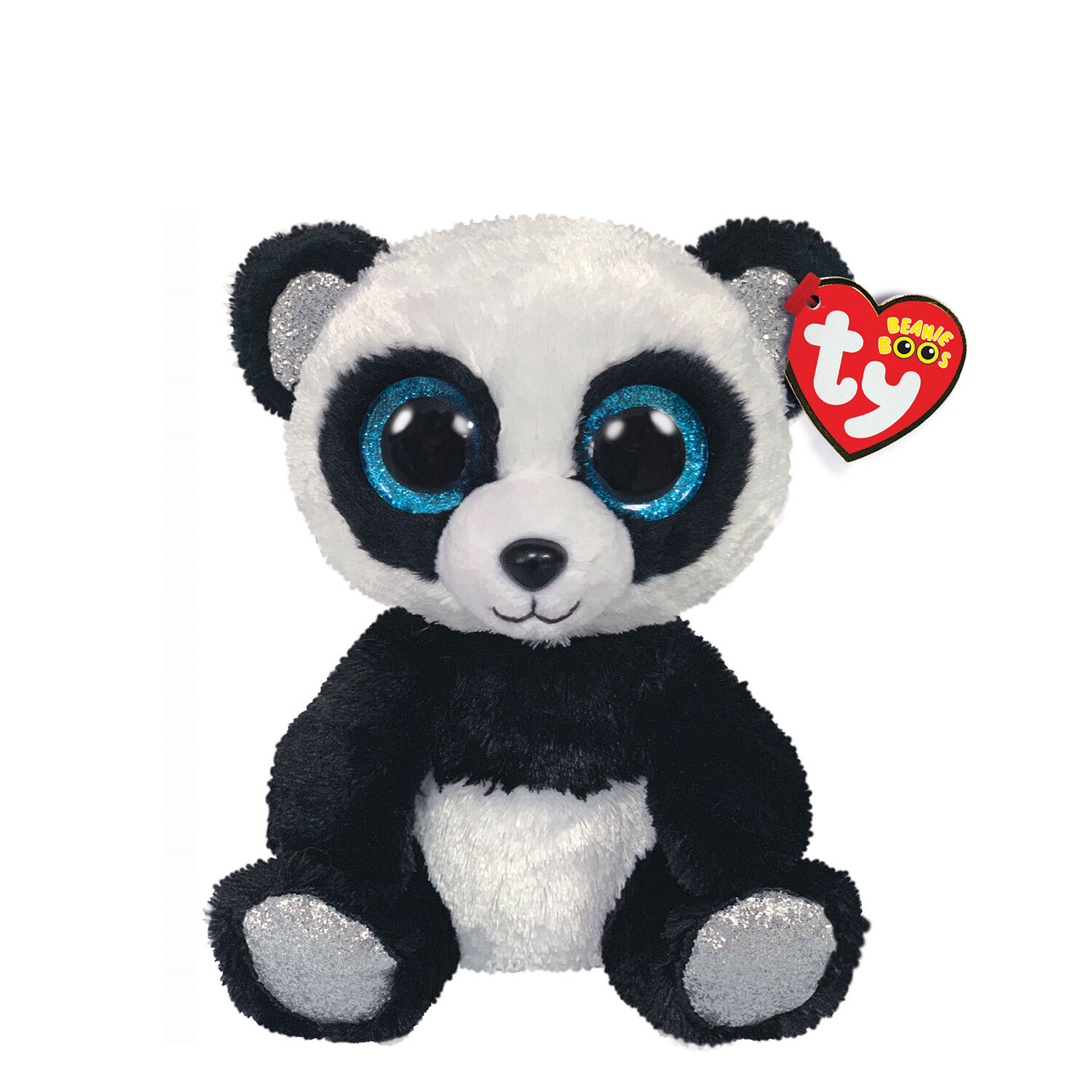 Ty Beanie Boos Bamboo Black & White Panda 3" Plush Toy Key Clip 36502 for sale online 