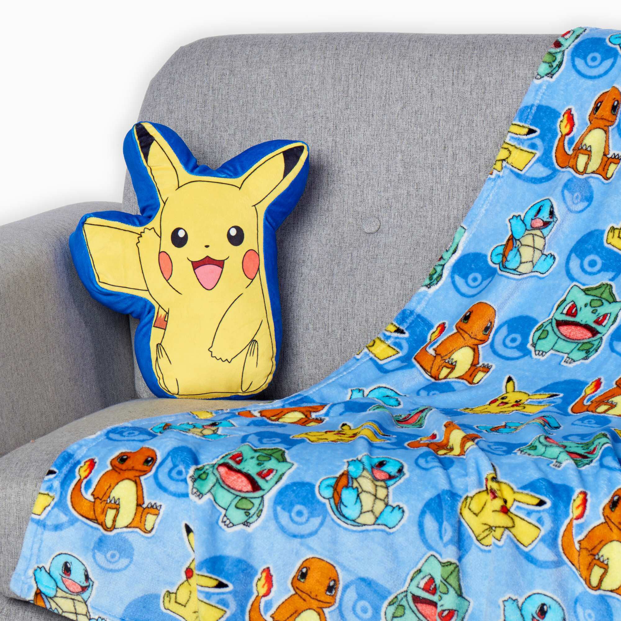 Claire s Pokemon Pikachu Hugger Pillow Cute Silk Touch Throw Set