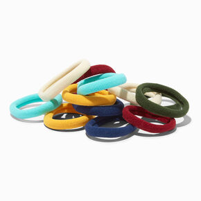 Claire&#39;s Club Jewel Tone Rolled Hair Ties - 12 Pack,
