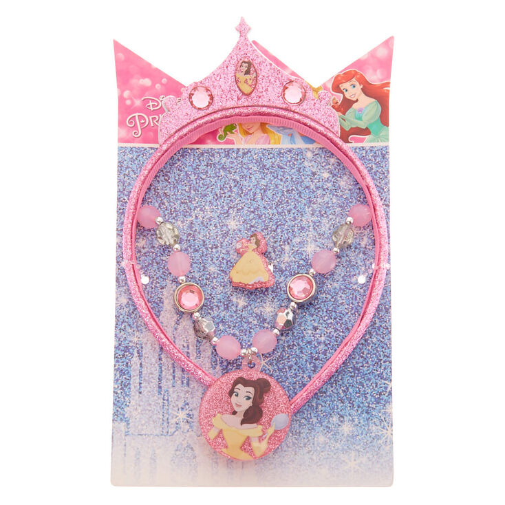 &copy;Disney Princess Belle Headband &amp; Jewellery Set - 3 Pack,