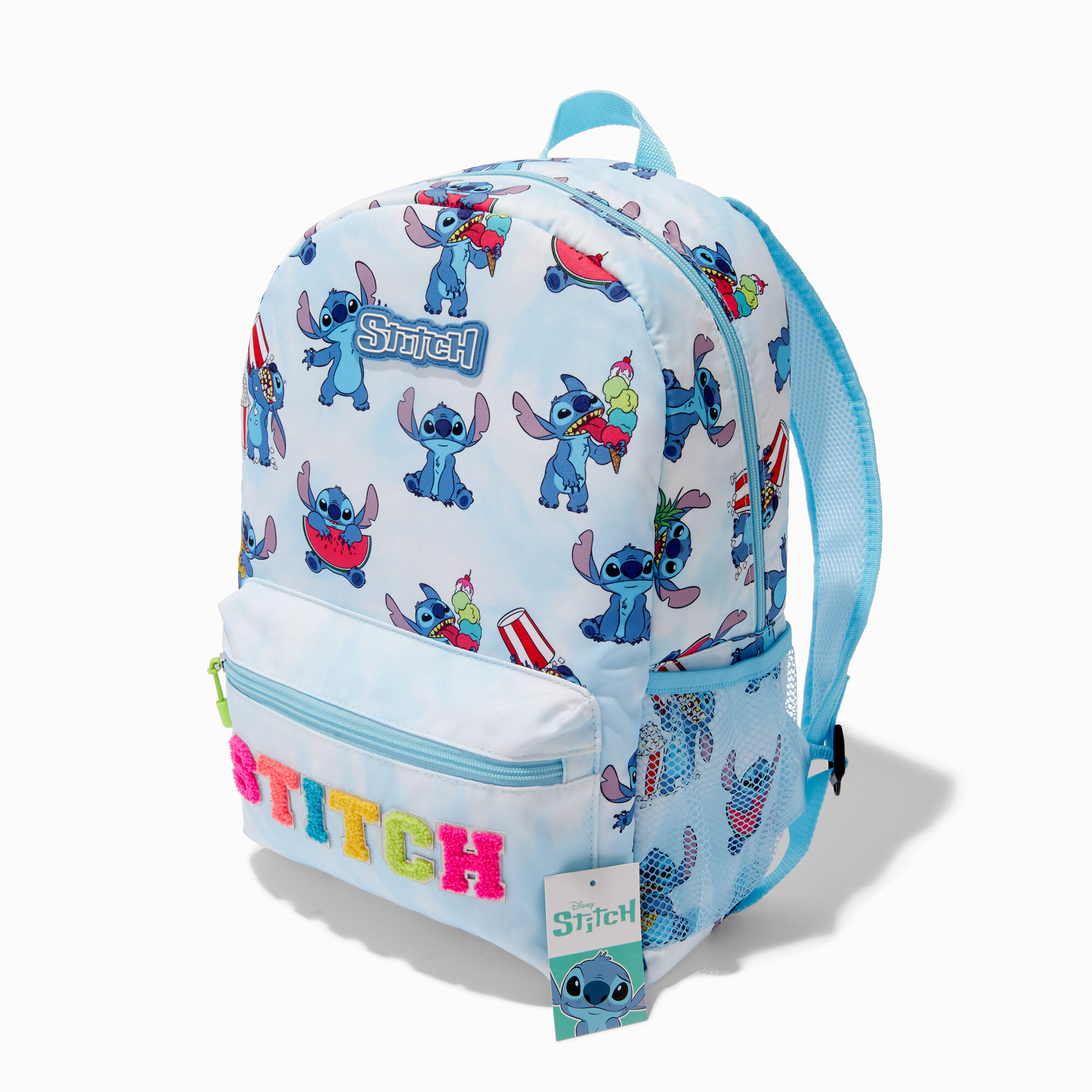 View Disney Stitch Claires Exclusive Foodie Backpack information