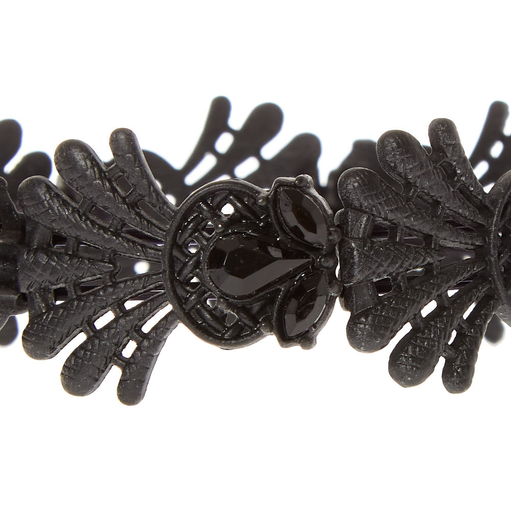 Black Filigree Bracelet,