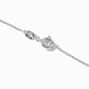 C LUXE by Claire&#39;s Sterling Silver 1/10 ct. tw. Laboratory Grown Diamond Open Heart Pendant Necklace,