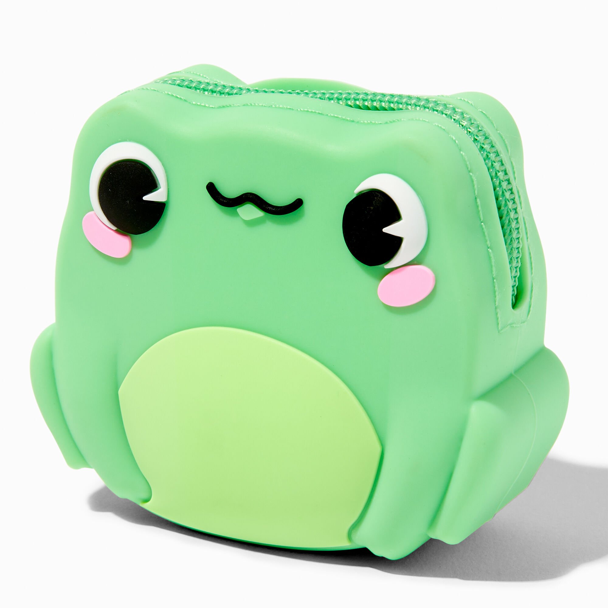 View Claires Frog Jelly Coin Purse Green information
