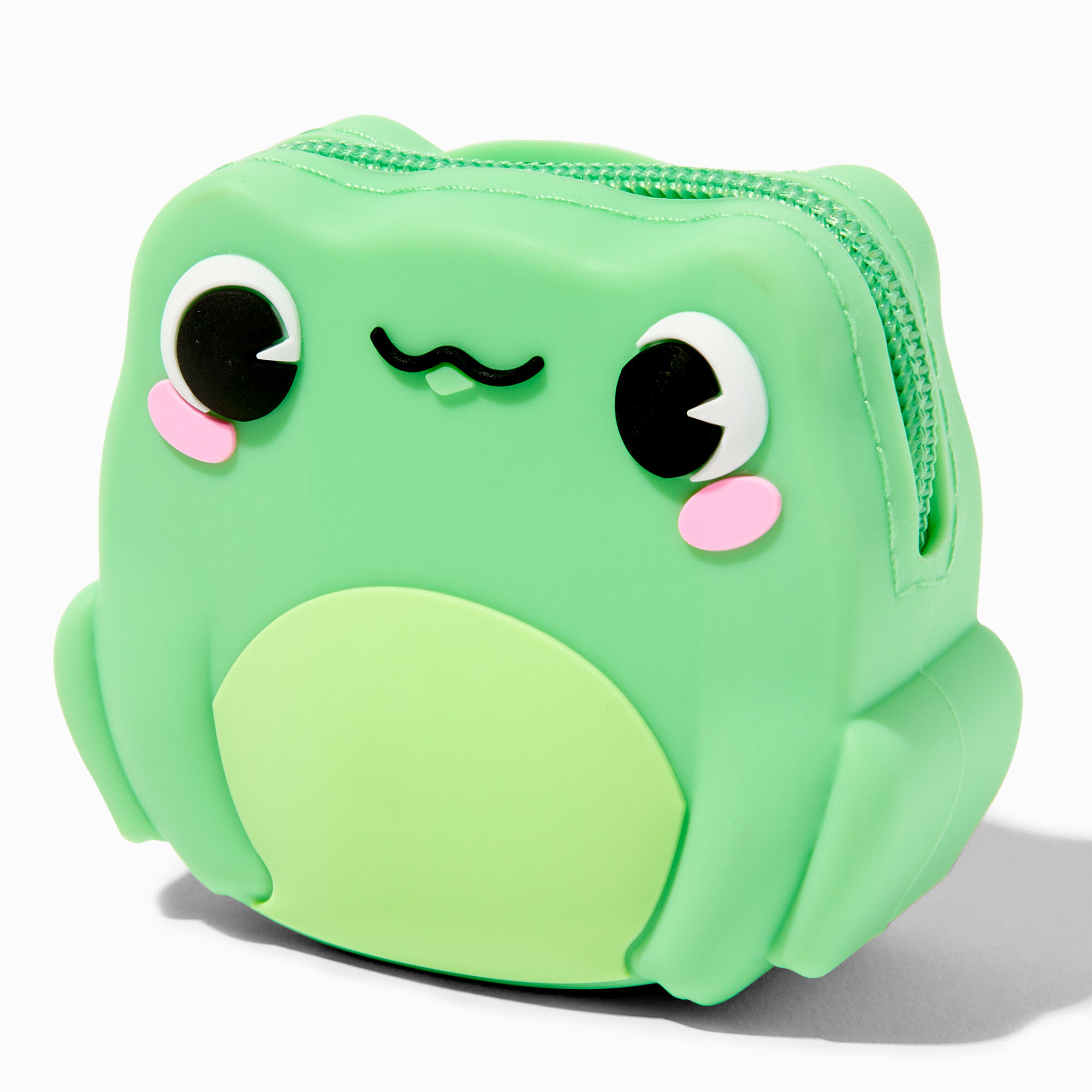 View Claires Frog Jelly Coin Purse Green information