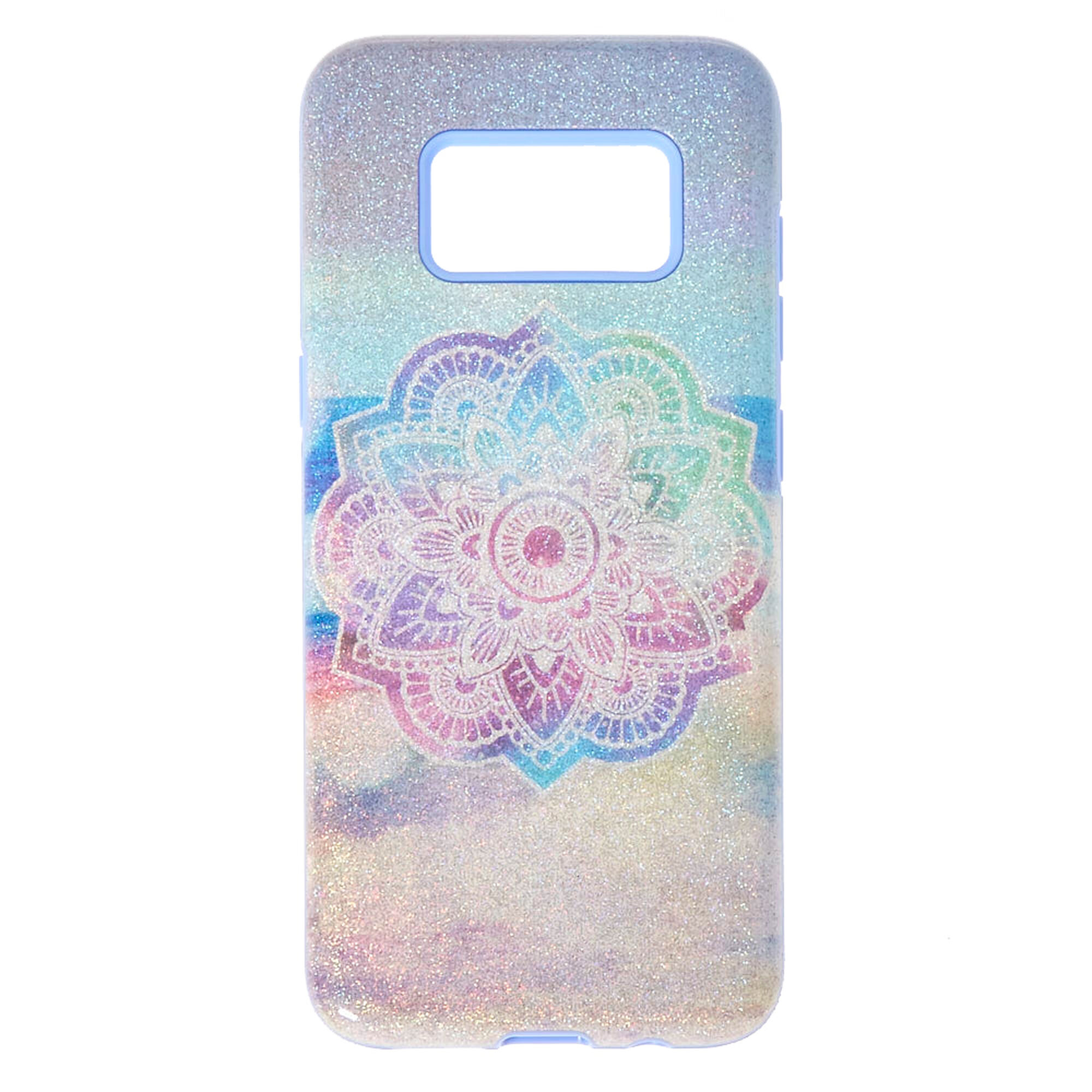 Pastel Shimmer Mandala Protective Phone Case Fits Samsung Galaxy