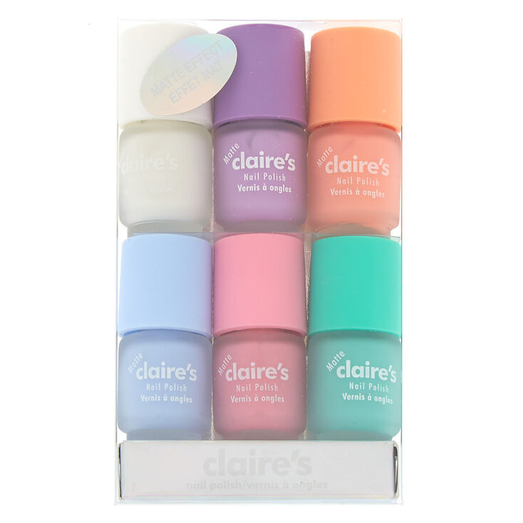 Mini Matte Pastel Nail Polish - 6 Pack,