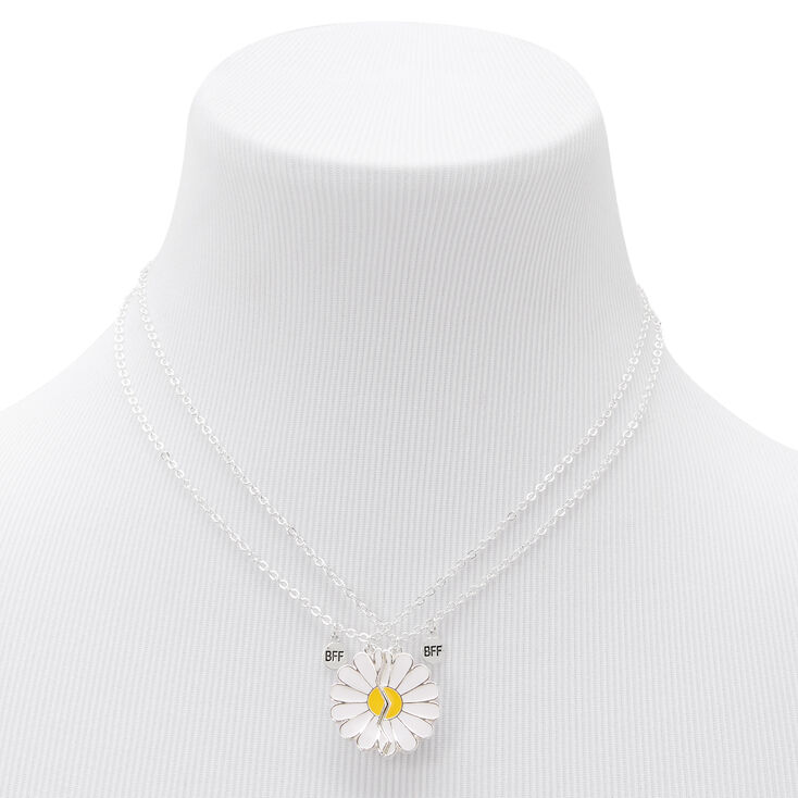 Best Friends Split Flower Pendant Necklaces &#40;2 Pack&#41;,