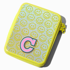 Yellow Initial Makeup Tin - C,