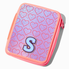 Orange Initial Makeup Tin - S,