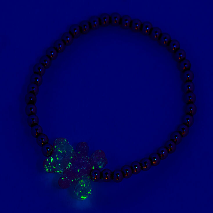 T H E M E x Claire&#39;s Rainbow Glow in the Dark Bracelet Set - 5 Pack,