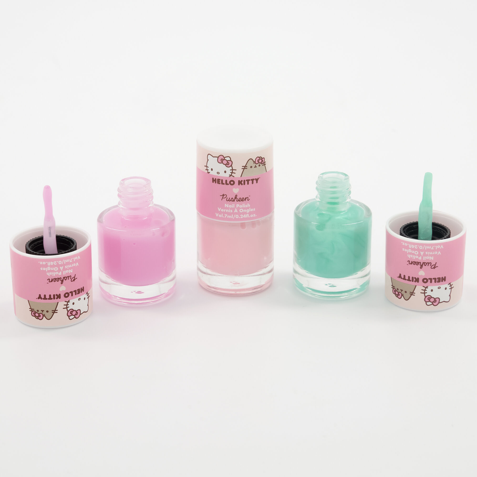 Hello Kitty® x Pusheen® Nail Polish Set – 3 Pack,