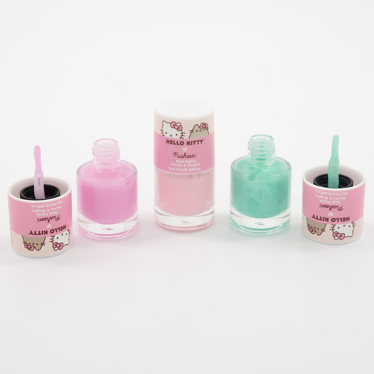 Hello Kitty&reg; x Pusheen&reg; Nail Polish Set &ndash; 3 Pack,